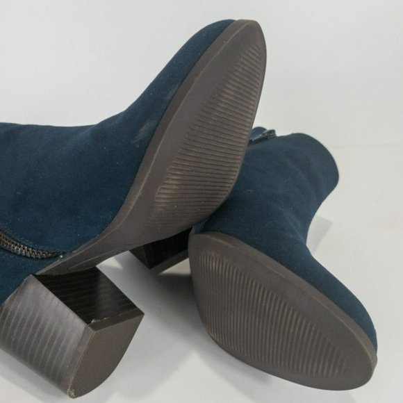 Style & Co Masrinaa Ankle Booties Navy 5.5 - Picture 8 of 9